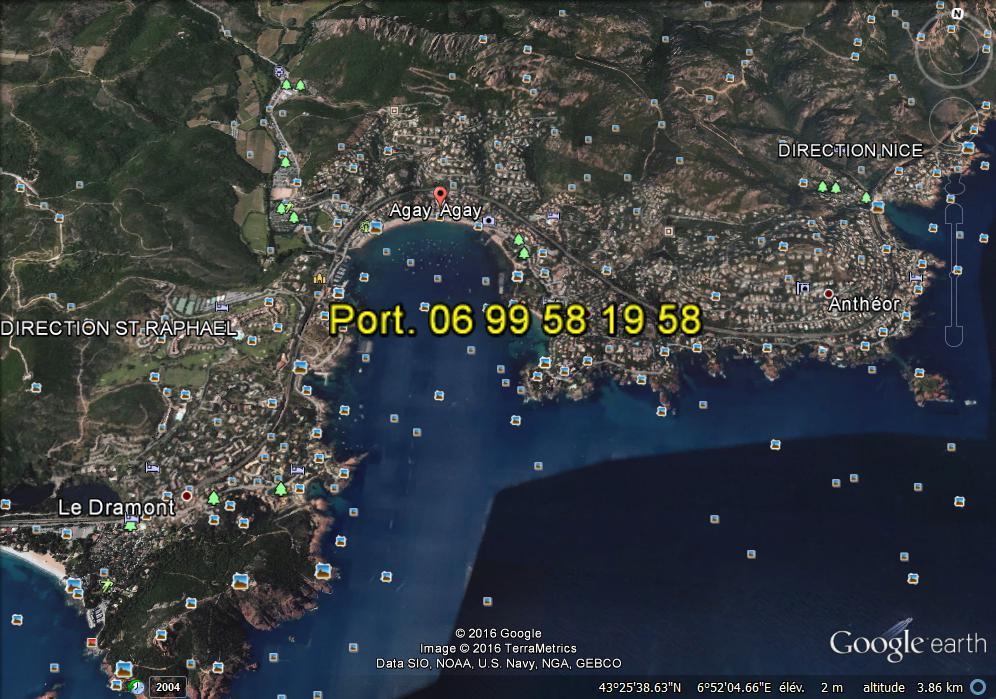 Bastidon Vue Mer Antheor-Cap-Roux Exteriér fotografie